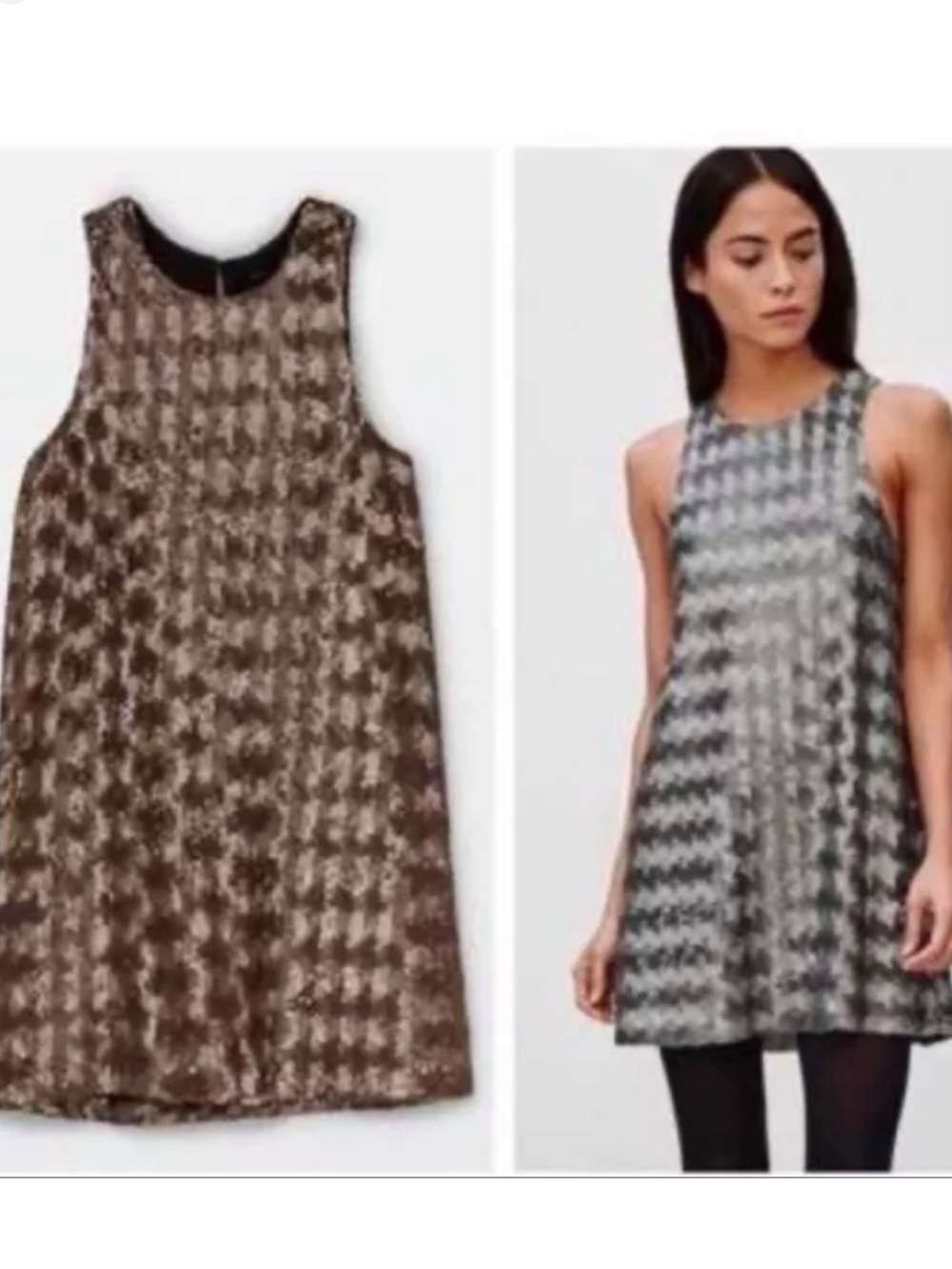 Aritzia Talula Sequin Halter Mini Dress Gold Champagne Bodycon Dress Size 0